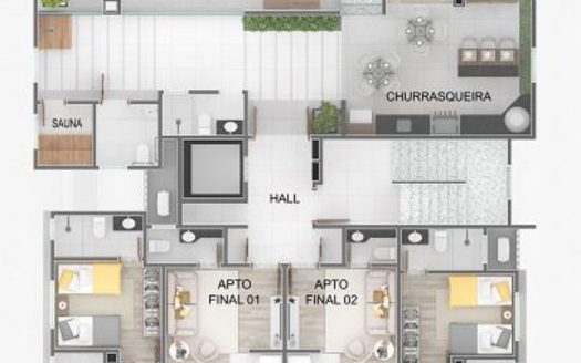 100% VENDIDO Apartamento Itaguá