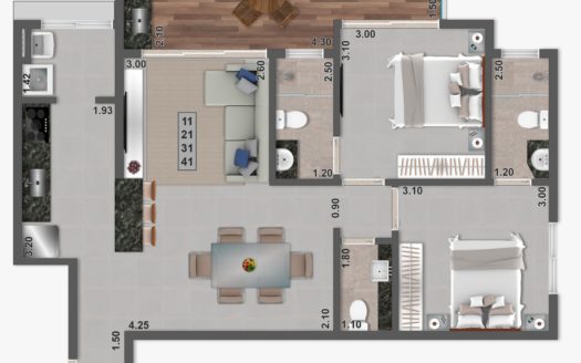 VENDIDO -Cobertura Leblon – Ubatuba