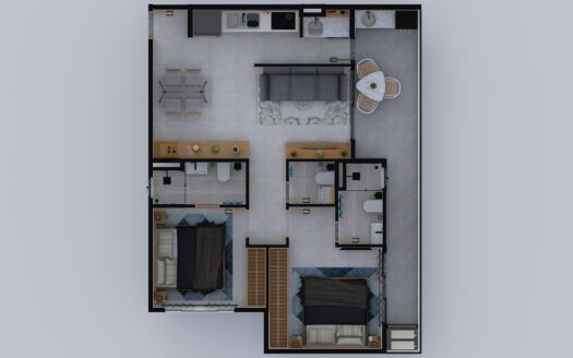 Obra cancelada Residencial Saíra