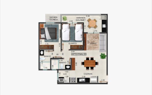 100% VENDIDO Pré Lançamento Residencial Sant Louis Centro – Ubatuba