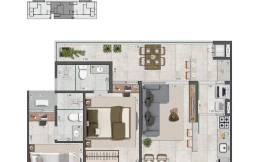 APARTAMENTO REVENDA MILLANO – Itaguá